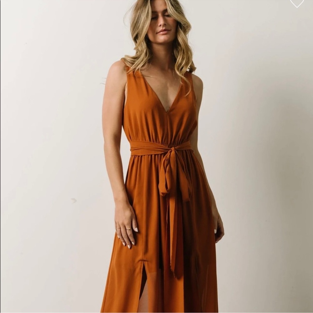 NWT Baltic Born Hera Maxi Dress Copper | L - Picture 5 of 9